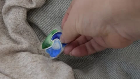 Laundry capsule Stock Footage 287859294