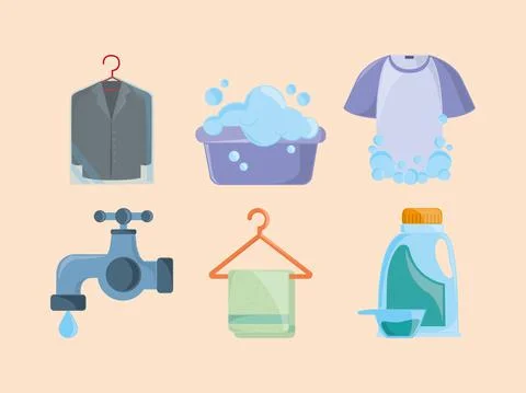 Laundry cloth icon Stock Illustration