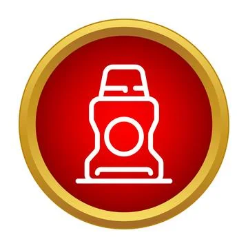 Laundry detergent bottle icon for cleaning supplies Stock Illustration