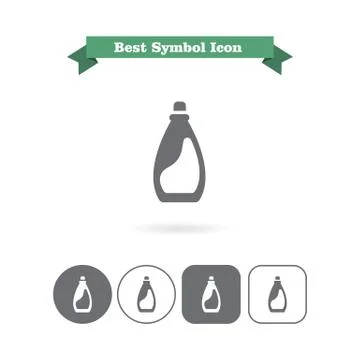 Laundry detergent bottle 스톡 일러스트