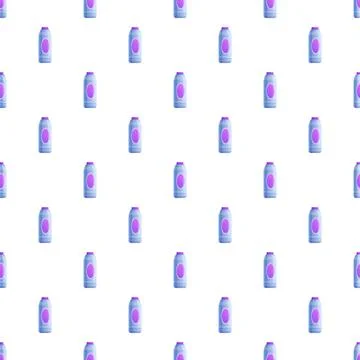 Laundry detergent bottles creating a seamless pattern 스톡 일러스트