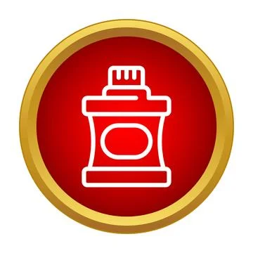 Laundry detergent or fabric softener icon vector graphic Stock Illustration