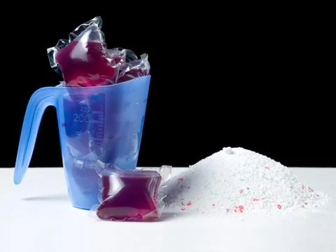 Laundry detergents Stock Photos