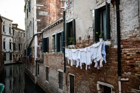 Laundry to dry Stock Photos