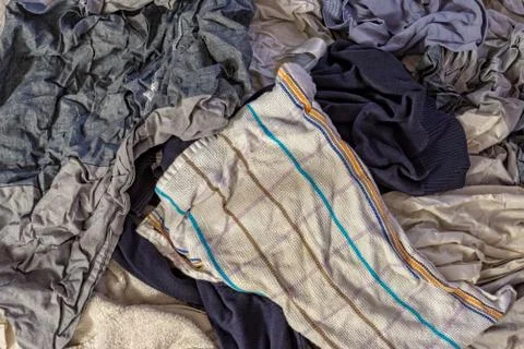 Laundry fresh from the washing machine Foto stock