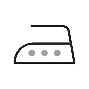 Laundry icon. Care clothes instructions on labels, high temperature. Stock Illustration