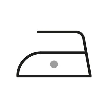 Laundry icon. Care clothes instructions on labels, low temperature. Stock Illustration