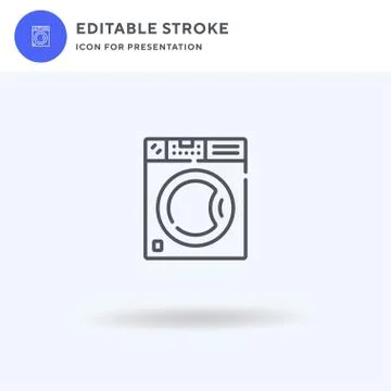 Laundry icon vector, filled flat sign, solid pictogram isolated on white, logo Stock Illustration