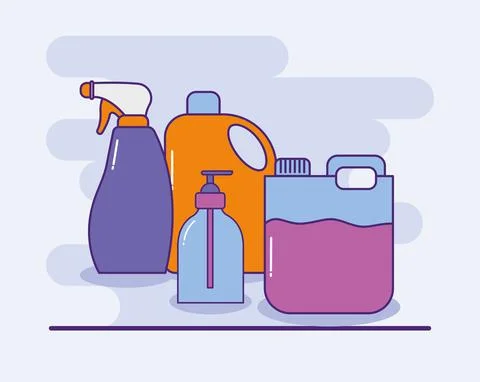 Laundry icons design 스톡 일러스트