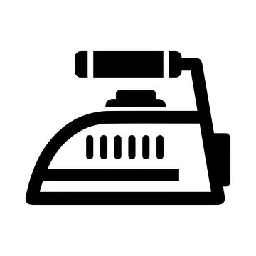 Laundry, iron, cloth laundry, iron laundry icon Stock Illustration