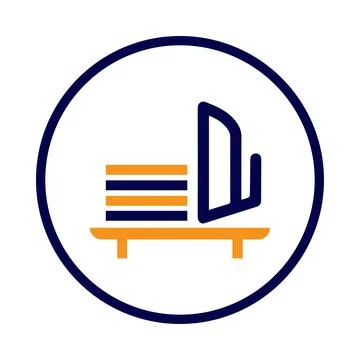 Laundry, iron, cloth laundry, iron laundry icon Stock Illustration