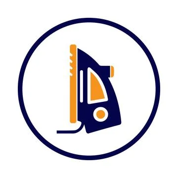 Laundry, iron, cloth laundry, iron laundry icon Stock Illustration