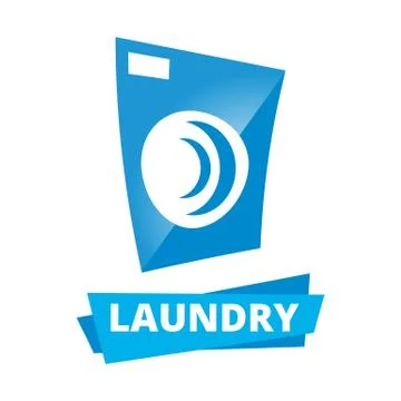Laundry logo Stock Illustration