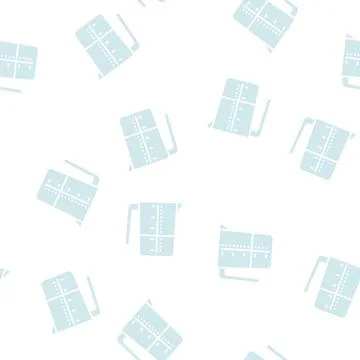 Laundry measuring cup glyph seamless pattern 스톡 일러스트