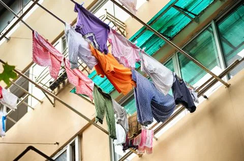Laundry. Foto stock