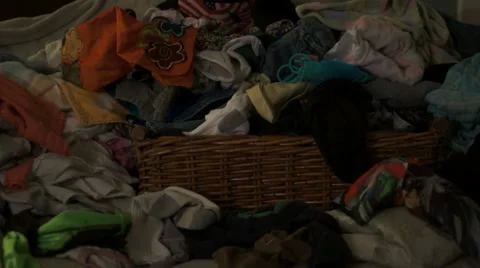 Laundry Pile Stock-Footage 40344220