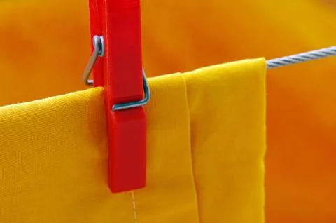 Laundry pin Stock Photos