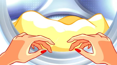 Laundry process Stock Footage 46080264