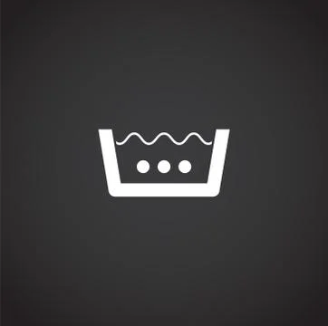 Laundry related icon on background for graphic and web design. Creative Stock Illustration