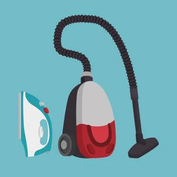 Laundry room flat icons 스톡 일러스트