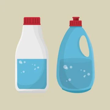 Laundry room flat icons 스톡 일러스트