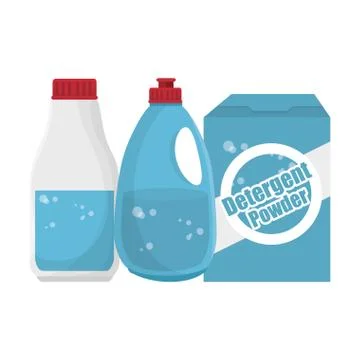 Laundry room flat icons Stock Illustration