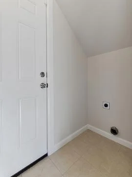 Laundry room interior Foto stock