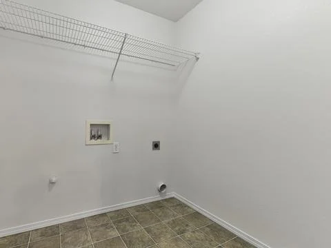 Laundry room interior Foto stock