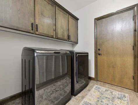 Laundry room interior 写真素材