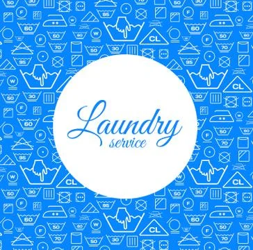 Laundry service vector illustration Stock Illustration