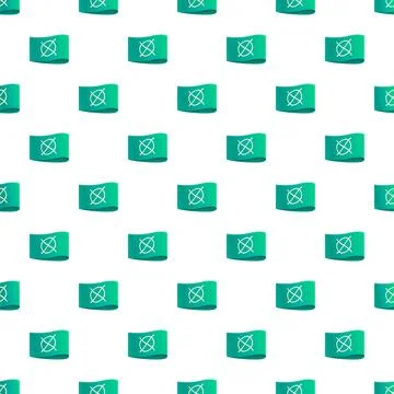 Laundry symbol pattern prohibiting dry cleaning Stock Illustration