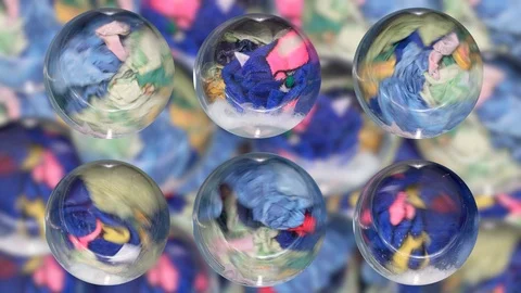 Laundry Washer Planets Clothes Background Seamless Loop Video stock 104127722