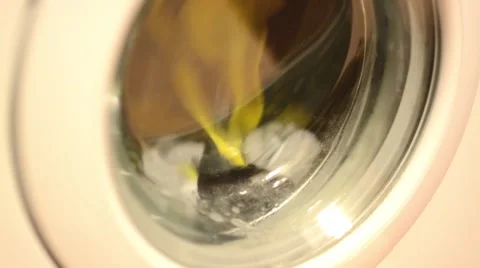 Laundry in the washing machine Stock-Footage 41459449