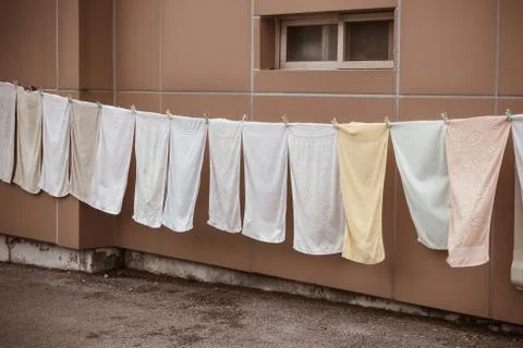 Laundry, washing. Stock Photos