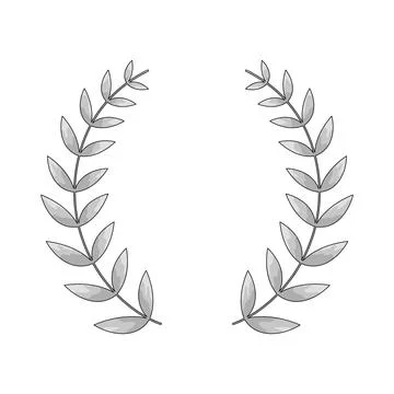 Laurel illustration Stock Illustration
