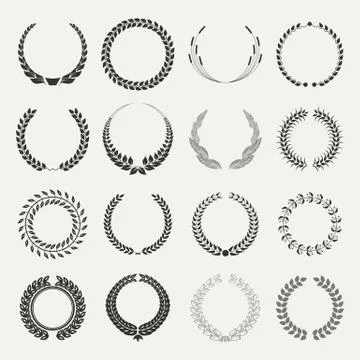 Laurel wreath Stock Illustration