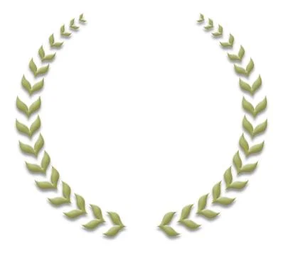 Laurel wreath Illustrazione stock