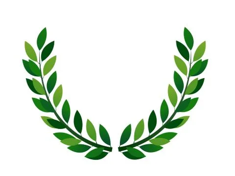 Laurel wreath Stock Illustration