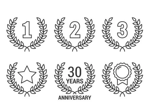 Laurel Wreath 스톡 일러스트