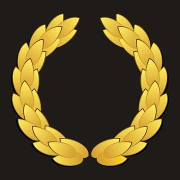 Laurel wreath. Stock-Illustration
