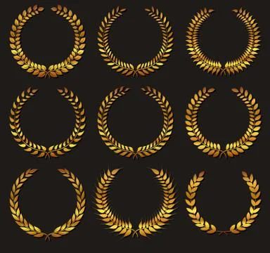 Laurel wreath. Ilustração Stock