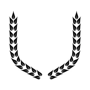 Laurel wreath Stock Illustration