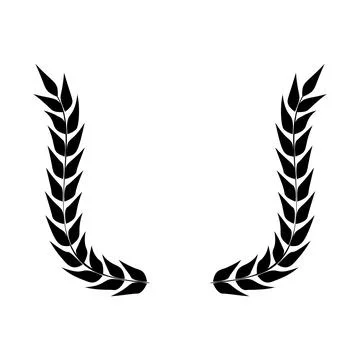 Laurel wreath Stock Illustration