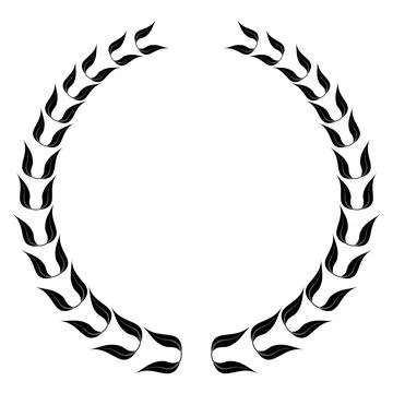 Laurel wreath Stock Illustration