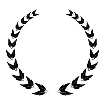 Laurel wreath Stock Illustration