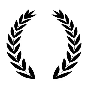 Laurel Wreath. Vector icon Stock Illustration