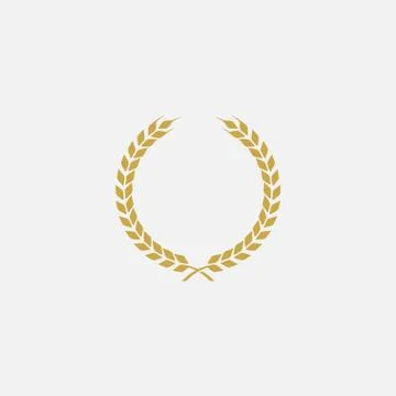 Laurel Wreath Vector icon Stock Illustration