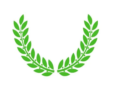 Laurel wreath vector illustration Stock Illustration