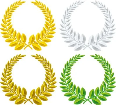 Laurel_wreath Stock Illustration