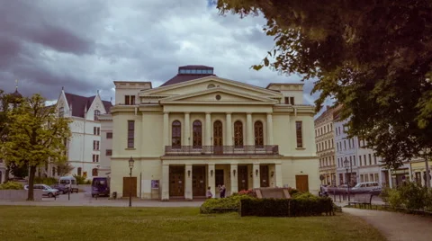 Lausitzer Philharmonie Görlitz Hyperlapse Vídeos de archivo 61381515